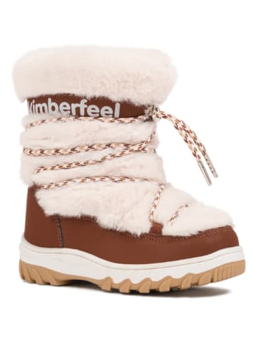 Kimberfeel Winterlaarzen "Zephy" crème/lichtbruin