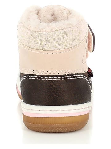 Kimberfeel Boots "Thais" beige/donkerbruin