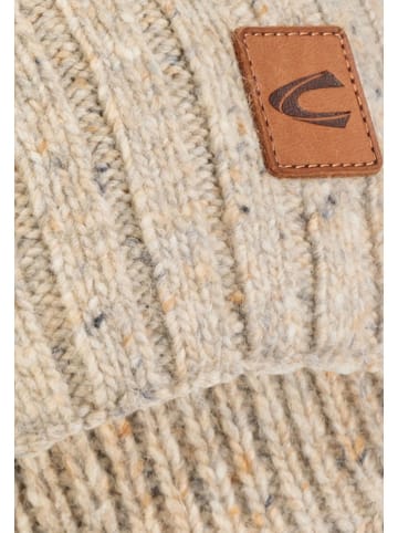 Camel Active Czapka w kolorze kremowym