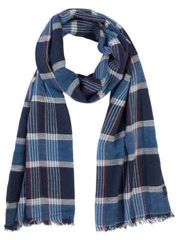 Camel Active Schal in Blau/ Rot