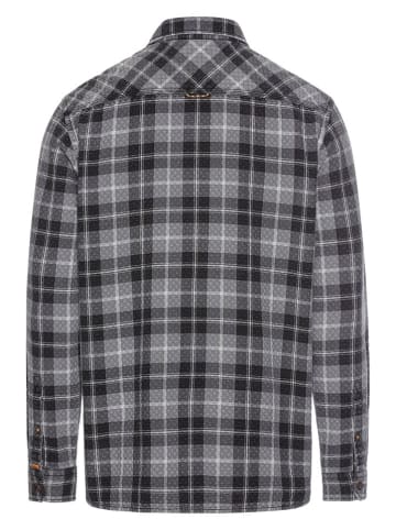 Camel Active Hemd in Schwarz/ Grau