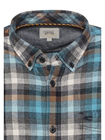 Camel Active Koszula w kolorze niebiesko-zielonym