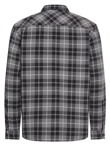 Camel Active Hemd - Regular Fit - in Schwarz/ Grau