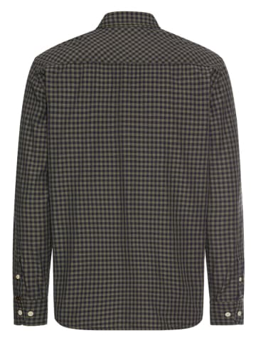 Camel Active Hemd - Regular Fit - in Khaki/ Dunkelblau