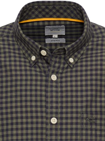 Camel Active Koszula - Regular fit - w kolorze oliwkowo-granatowym