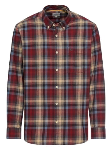 Camel Active Hemd in Rot/ Blau/ Beige