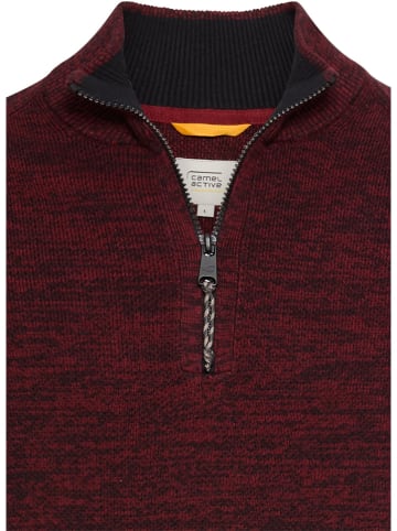 Camel Active Sweter w kolorze bordowym