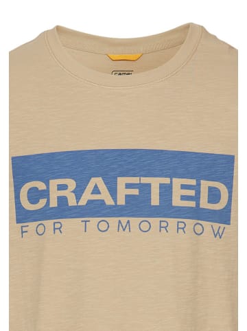 Camel Active Shirt in Beige/ Blau