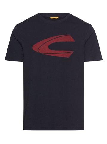 Camel Active Shirt in Dunkelblau/ Rot