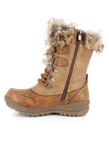 Kimberfeel Winterlaarzen "Elena" lichtbruin