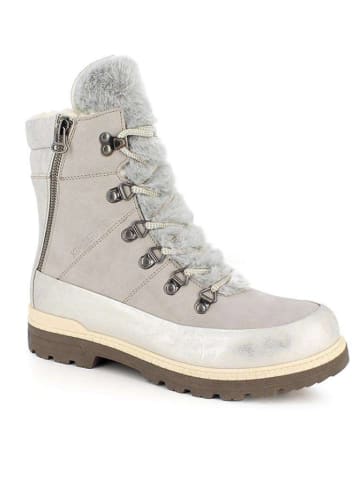 Kimberfeel Winterboots "Lou" zilverkleurig/grijs