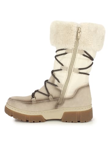 Kimberfeel Winterstiefel "Rosie" in Beige/ Creme