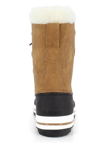 Kimberfeel Winterstiefel "Tiago" in Hellbraun/ Schwarz