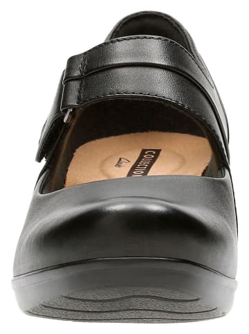 Clarks Skórzane czółenka "Emslie Lulin" w kolorze czarnym