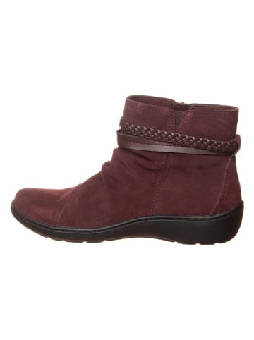 Clarks Leren boots "Cora" donkerbruin