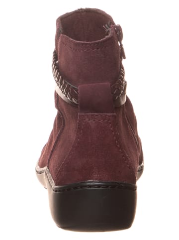 Clarks Leren boots "Cora" donkerbruin