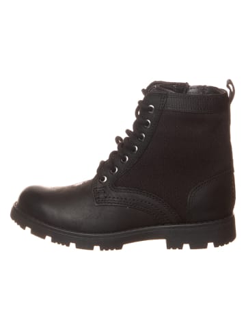 Clarks Leder-Boots "Heath Chard" in Schwarz