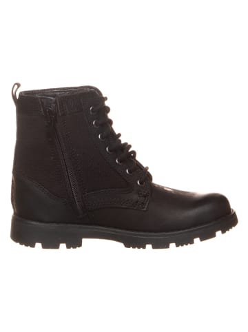 Clarks Leder-Boots "Heath Chard" in Schwarz