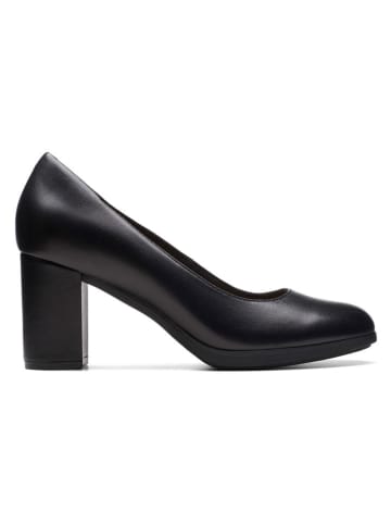 Clarks Leder-Pumps in Schwarz
