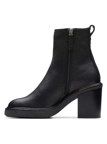 Clarks Leren enkellaarzen "Cassiano" zwart