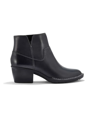Clarks Leren enkellaarzen zwart