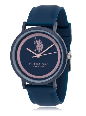 U.S. Polo Assn. Zegarek kwarcowy w kolorze granatowym