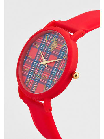 U.S. Polo Assn. Zegarek kwarcowy w kolorze czerwonym