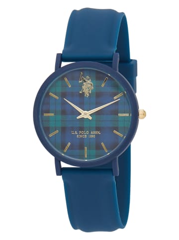U.S. Polo Assn. Zegarek kwarcowy w kolorze granatowo-zielonym