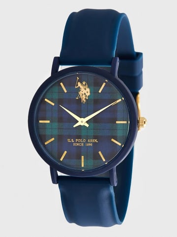 U.S. Polo Assn. Zegarek kwarcowy w kolorze granatowo-zielonym