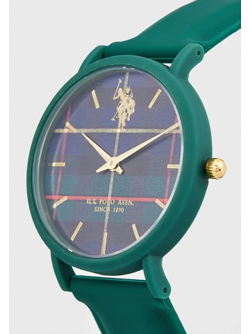 U.S. Polo Assn. Zegarek kwarcowy w kolorze zielono-granatowym