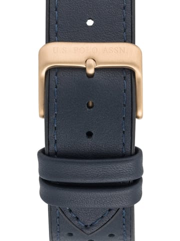 U.S. Polo Assn. Chronograaf donkerblauw/goudkleurig