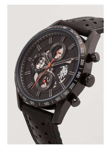 U.S. Polo Assn. Chronograph in Schwarz