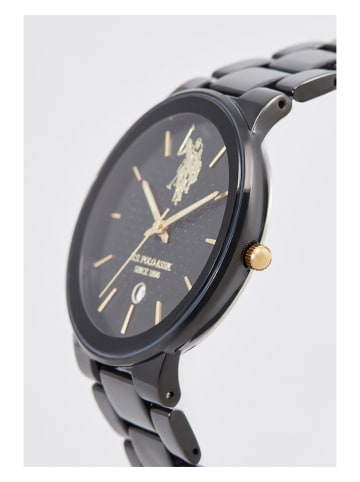 U.S. Polo Assn. Kwartshorloge zwart