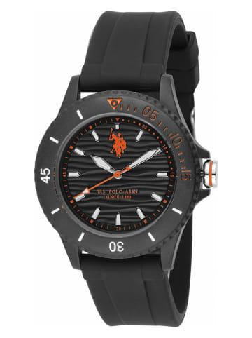 U.S. Polo Assn. Kwartshorloge zwart