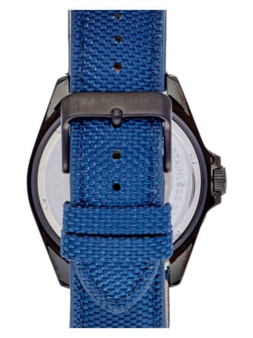 U.S. Polo Assn. Quarzuhr in Blau/ Schwarz