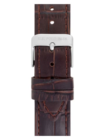 U.S. Polo Assn. Chronograph in Braun/ Gold/ Grün