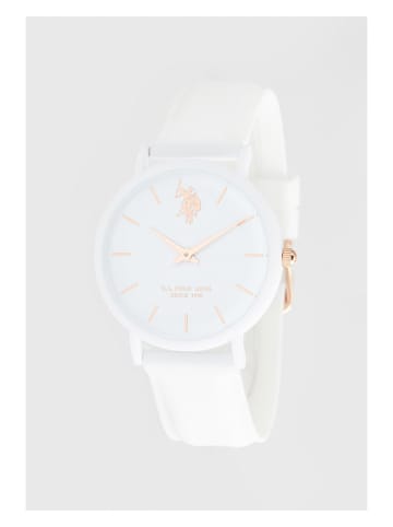 U.S. Polo Assn. Kwartshorloge wit