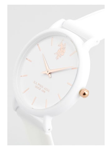 U.S. Polo Assn. Zegarek kwarcowy w kolorze białym