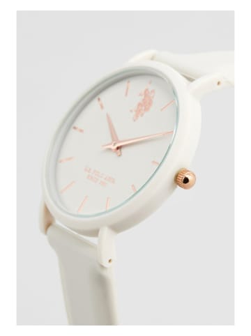 U.S. Polo Assn. Zegarek kwarcowy w kolorze białym