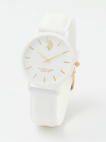 U.S. Polo Assn. Zegarek kwarcowy w kolorze białym