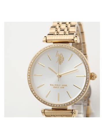 U.S. Polo Assn. Kwartshorloge goudkleurig