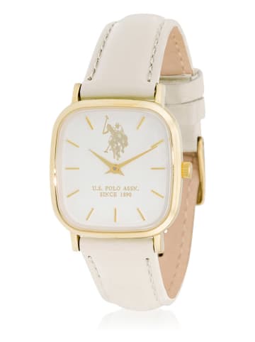 U.S. Polo Assn. Quarzuhr in Gold/ Creme