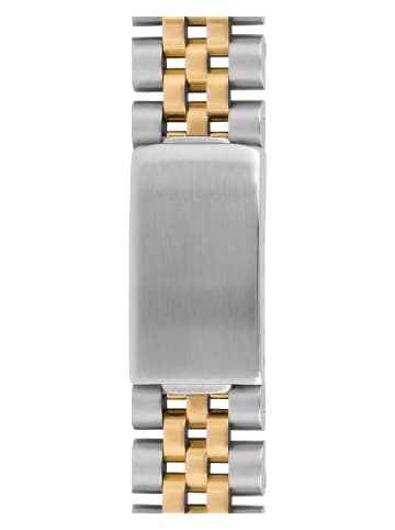 U.S. Polo Assn. Kwartshorloge zilverkleurig/goudkleurig/groen