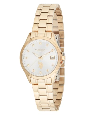 U.S. Polo Assn. Kwartshorloge goudkleurig