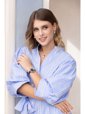 U.S. Polo Assn. Quarzuhr in Blau/ Silber