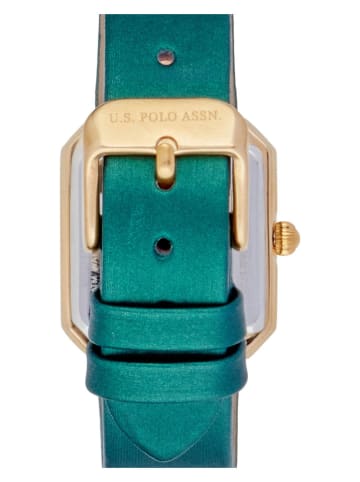 U.S. Polo Assn. Zegarek kwarcowy w kolorze złoto-morskim