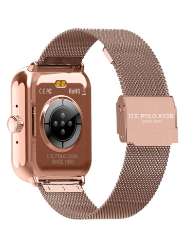 U.S. Polo Assn. Smartwatch w kolorze różowozłotym