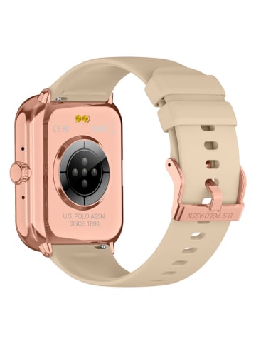 U.S. Polo Assn. Smartwatch beige/roségoudkleurig