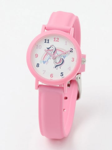 U.S. Polo Assn. Quarzuhr in Rosa/ Weiß