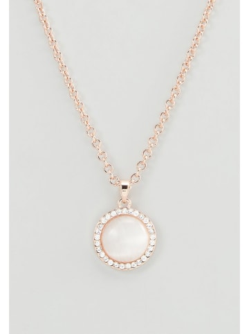 U.S. Polo Assn. 2-delige sieradenset: rosévergulde ketting en oorhangers